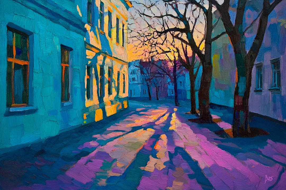 Večerní ulička by Boris Preen