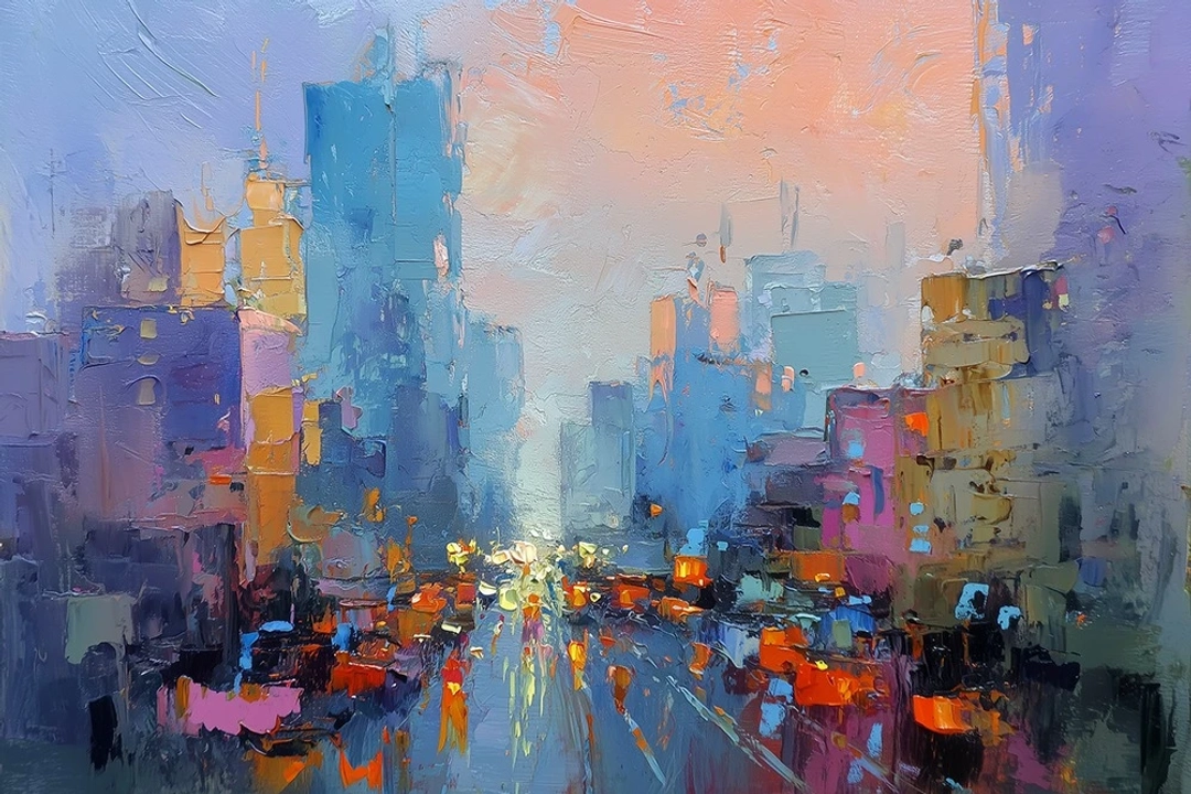 Město světla a pohybu by Boris Preen