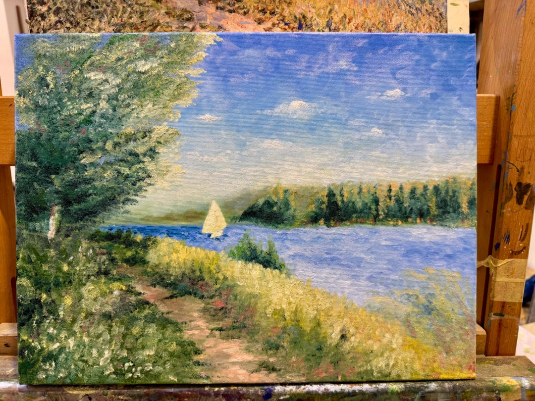 Krajina - Štúdia podľa A. Sisleyho by Kristy