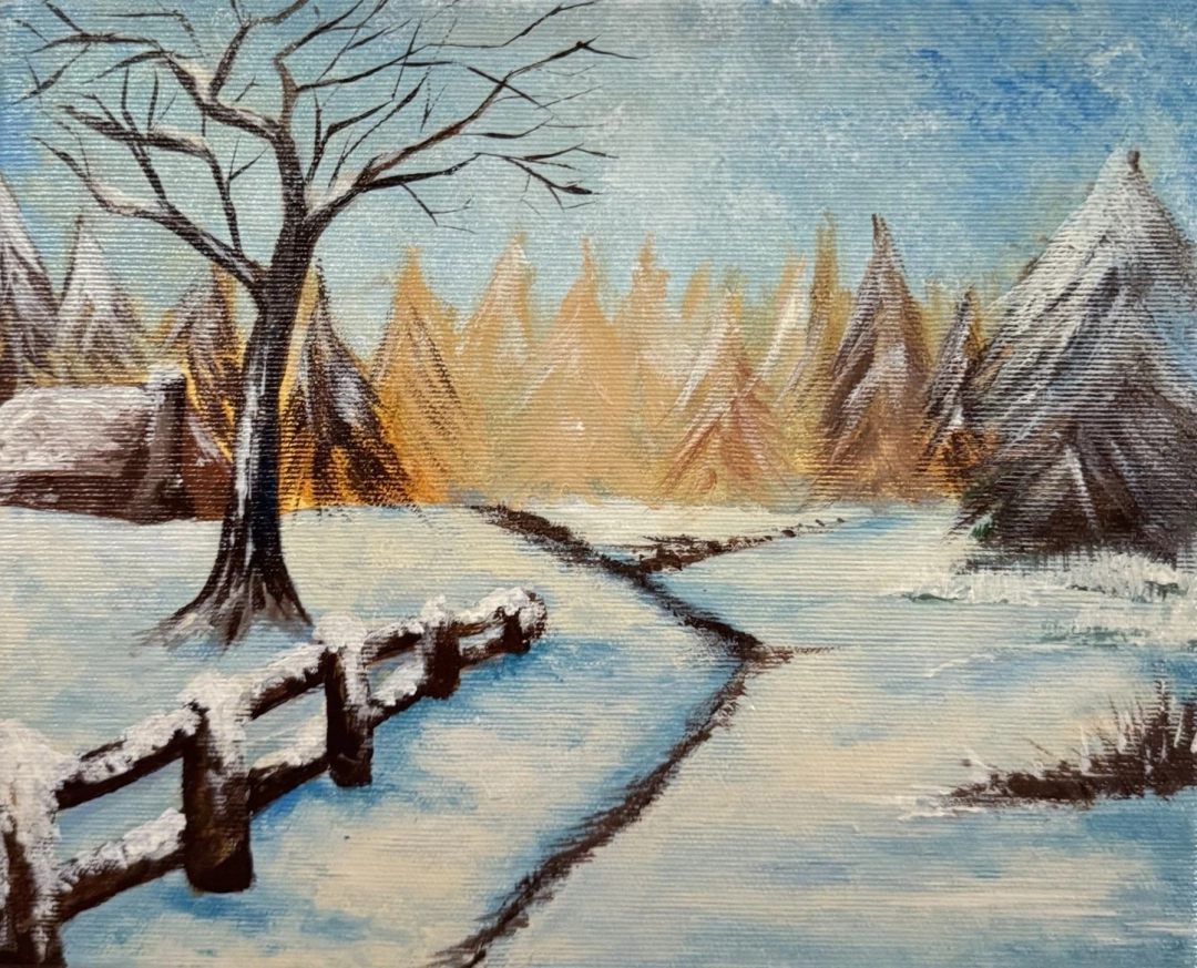 Zimná krajina by Kristy