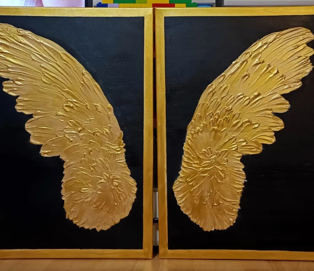 GOLD ANGELS WINGS