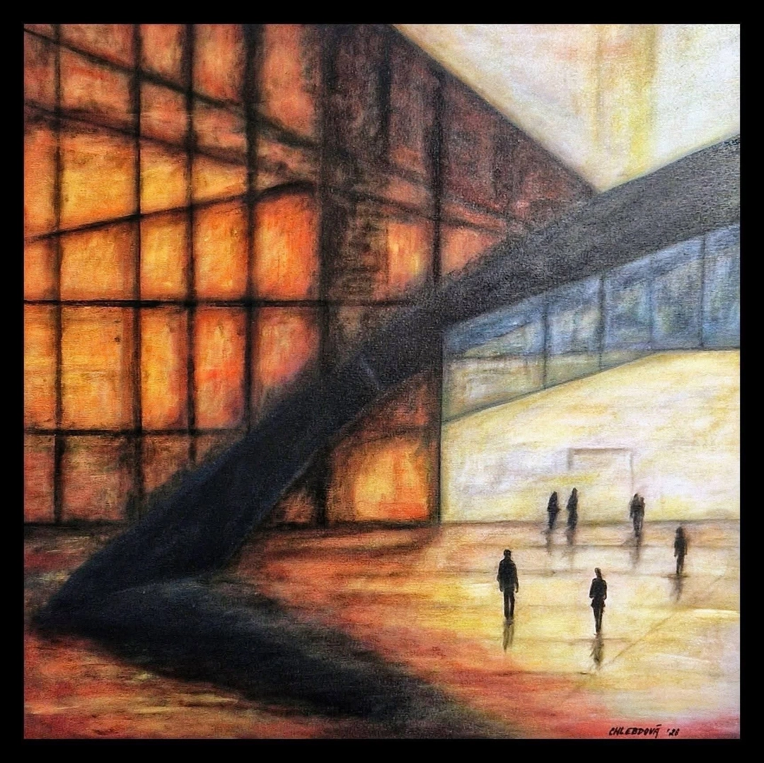 SETKÁNÍ V PROSTORU  by Ladislava Chlebdová 