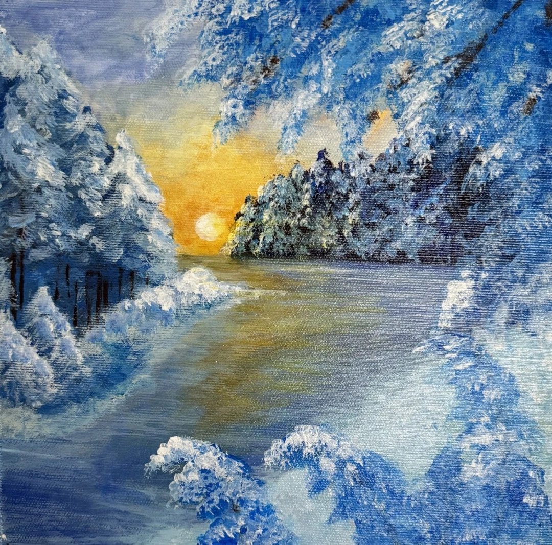 Zimná krajina by Kristy