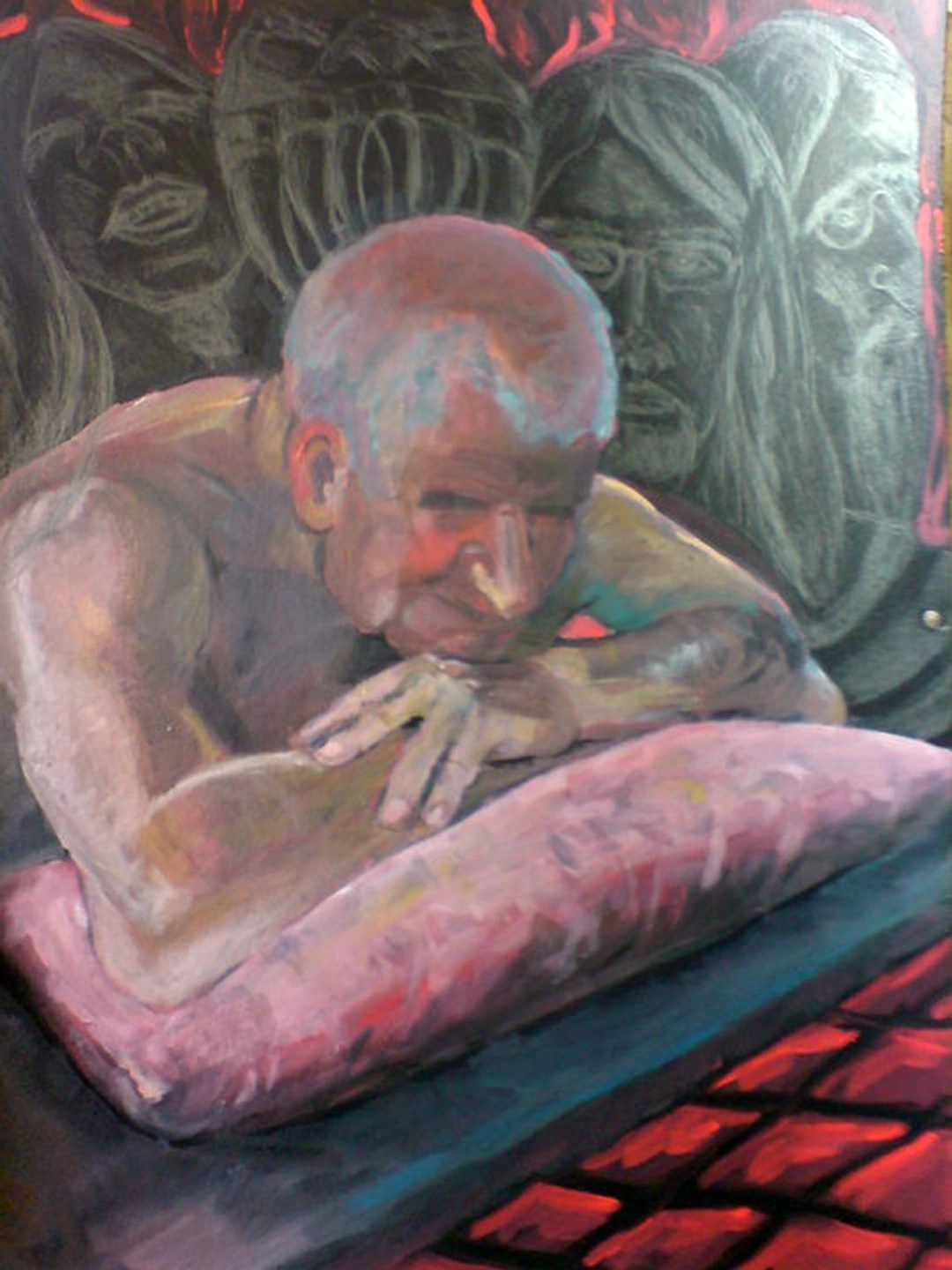 Sleeping Grandpa by Hynek Bařák