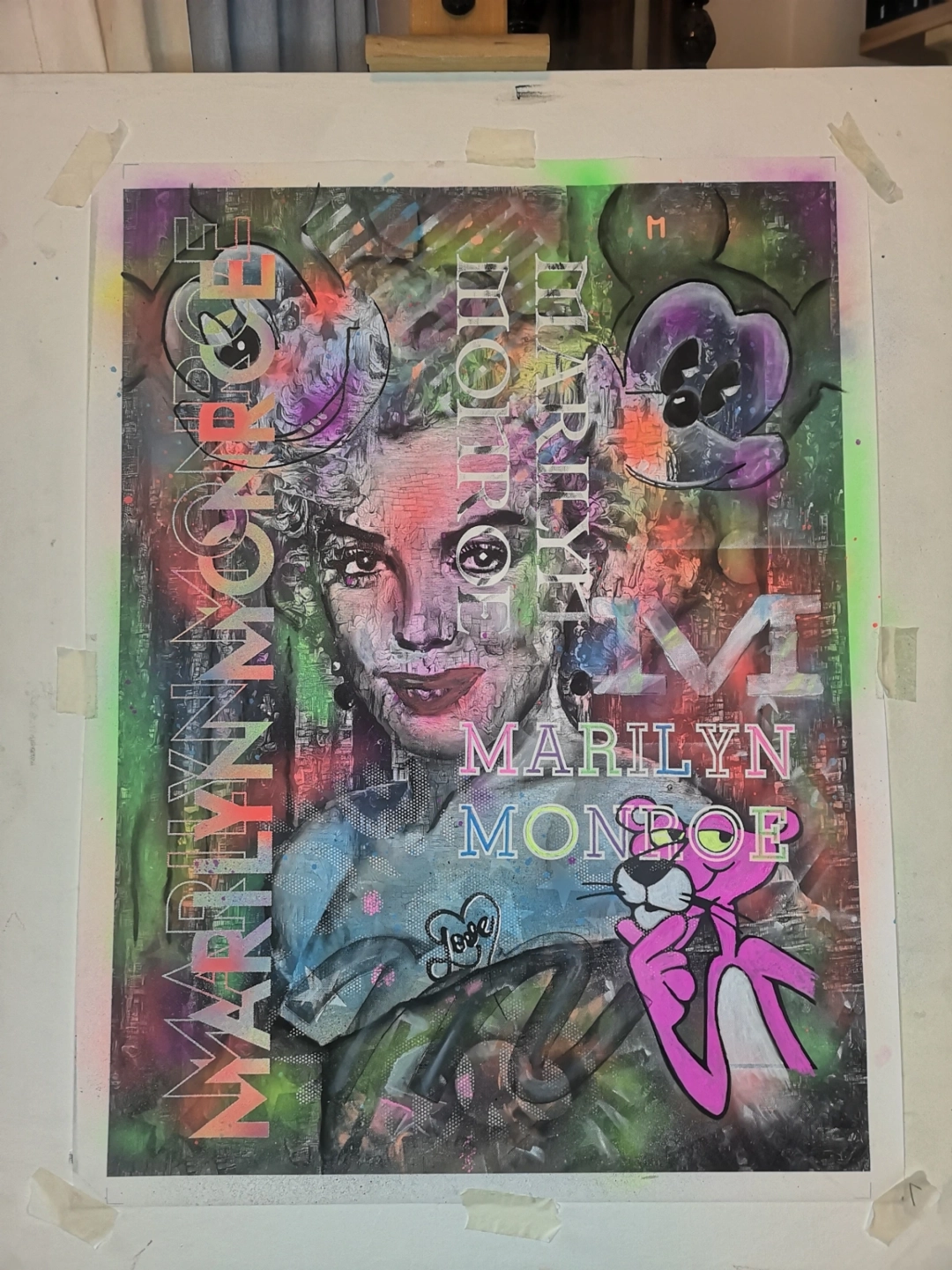 Marilyn In Pop Art