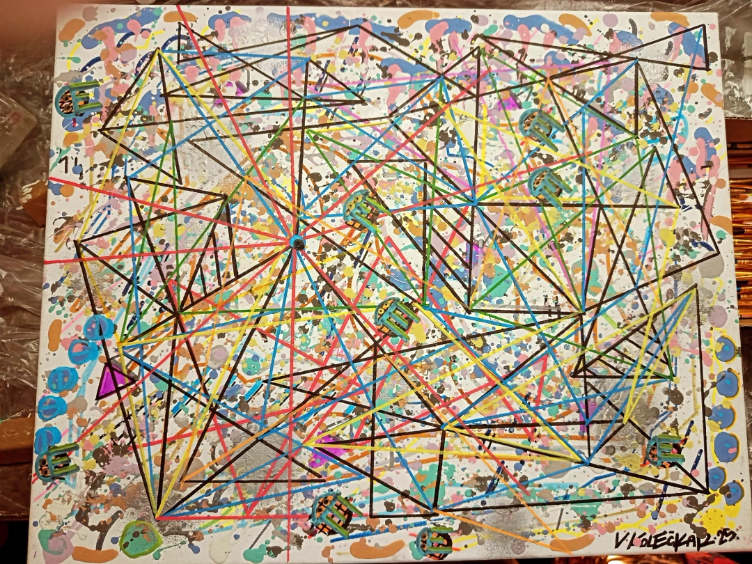 Chaotic energy  by Václav Kolečkář 