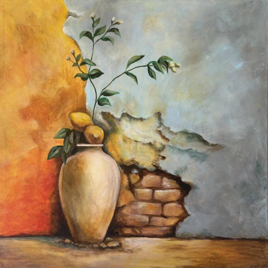 Zátiší s citróny by Eliška Jandová